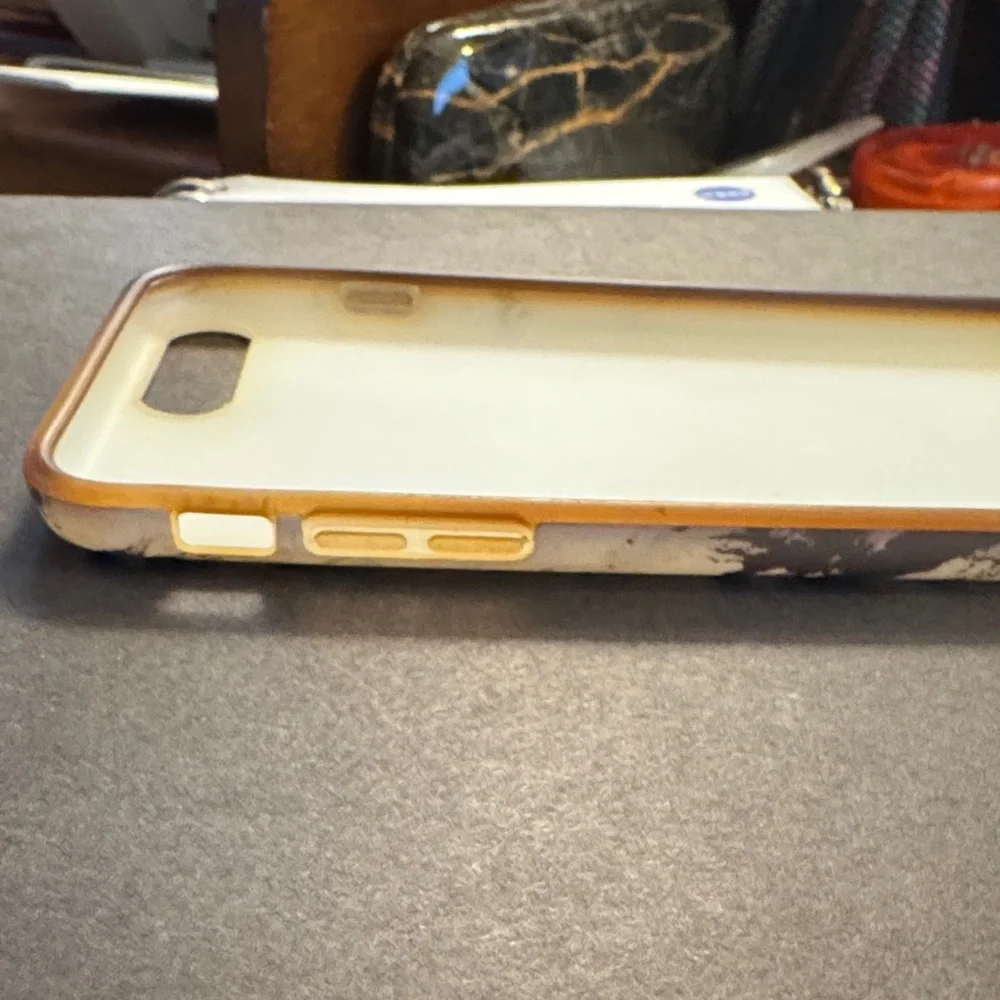 Luxurious Marble‎ Phone Case - Cream and Gold